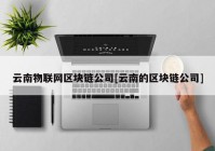 云南物联网区块链公司[云南的区块链公司]